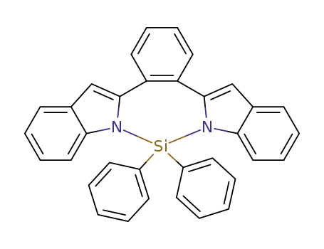 1,2-bis(indol-2-yl)benzene N1,N2-diphenylsilyl