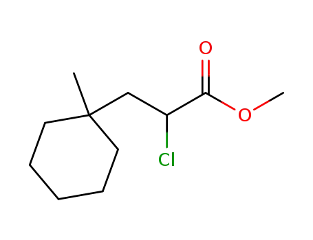 methyl 2-chloro-3-(1-methylcyclohexyl)propanoate