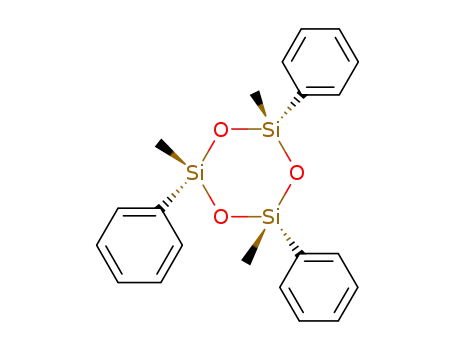 Molecular Structure of 3424-57-5 (2,4,6-trimethyl-2,4,6-triphenyl-1,3,5,2,4,6-trioxatrisilinane)