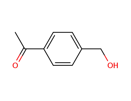 Molecular Structure of 75633-63-5 (Ethanone, 1-[4-(hydroxymethyl)phenyl]- (9CI))