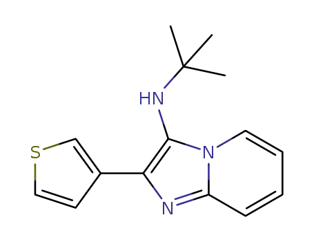 N-(tert-butyl)-2-(thiophen-3-yl)imidazo[1,2-a]pyridin-3-amine