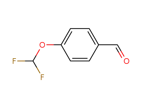 Molecular Structure of 73960-07-3 (4-(DIFLUOROMETHOXY)BENZALDEHYDE)