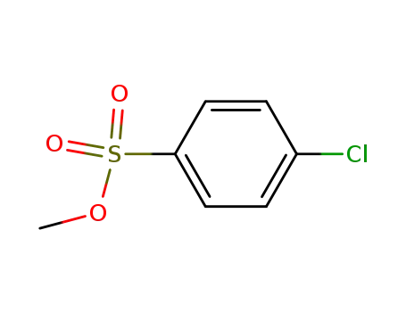 methyl p-chlorobenzenesulphonate