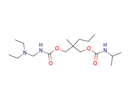 N-Isopropyl-N'-diaethylamino-methyl-2-methyl-2-propyl-1,3-dicarbamoyloxy-propan