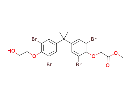 methyl 2-(2,6-dibromo-4-{2-[3,5-dibromo-4-(2-hydroxyethoxy)phenyl]propan-2-yl}phenoxy)acetate
