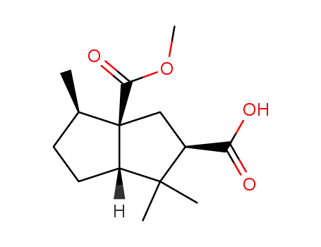 (3aR)-1,1,4c-trimethyl-(6acH)-hexahydro-3H-pentalene-dicarboxylic acid-(2c.3ar)-3a-methyl ester