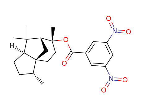 (8aS)-6c-(3.5-dinitro-benzoyloxy)-3c.6t.8.8-tetramethyl-(8arH)-octahydro-3H-3at.7t-methano-azulene