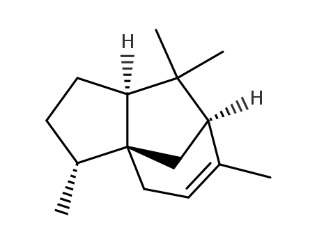 Molecular Structure of 469-61-4 ((-)-ALPHA-CEDRENE)