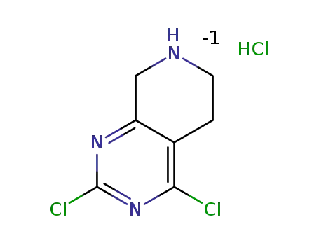 2,4-dichloro-5,6,7,8-tetrahydropyrido[3,4-d]pyrimidine hydrochloride