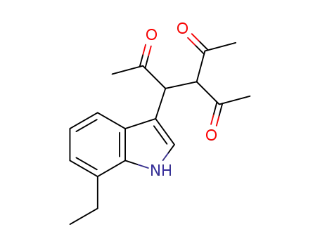 3-acetyl-4-(7-ethyl-1H-indol-3-yl)hexane-2,5-dione