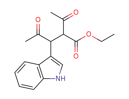 ethyl 2-acetyl-3-(1H-indol-3-yl)-4-oxopentanoate