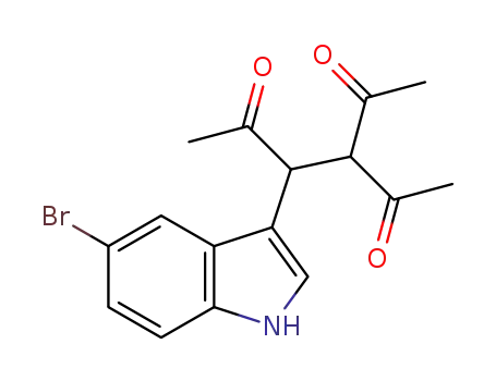 3-acetyl-4-(5-bromo-1H-indol-3-yl)hexane-2,5-dione