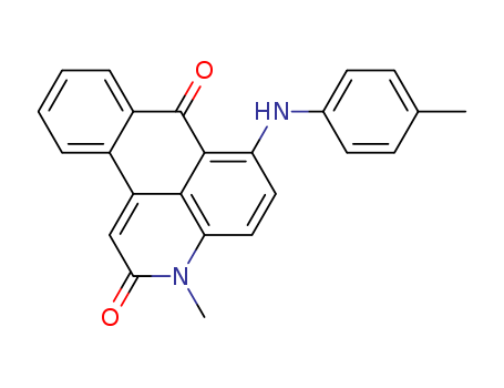 81-39-0,Solvent Red 52,3H-Naphtho[1,2,3-de]quinoline-2,7-dione,3-methyl-6-p-toluidino- (7CI,8CI);2,3-Dihydro-3-methyl-2-oxo-6-p-toluidine-3-azabenzanthrone;3-Methyl-6-p-toluidino-3H-dibenz[f,ij]isoquinoline-2,7-dione;AhcoquinoneRubine Base;C.I. 68210;C.I. Solvent Red 52;Diaresin Red H 5B;Helio Oil RedR Pdr;Kenawax Red Rubine 2RP;Macrolex Red 5B;Macrolex Red 5B Gran;Oil FastRed R Pdr;Rubinol R Base;Sumiplast Red HL 5B;Waxoline RubineRA;