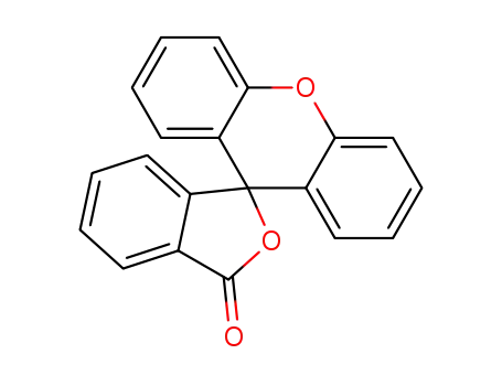 Molecular Structure of 596-24-7 (spiro(isobenzofuran-1(3H),9'-xanthen)-3-one)