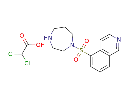 4-(isoquinolin-5-ylsulfonyl)-1,4-diazepan-1-ium 2,2-dichloroacetate