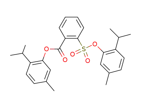 2-(2-isopropyl-5-methyl-phenoxysulfonyl)-benzoic acid-(2-isopropyl-5-methyl-phenyl ester)