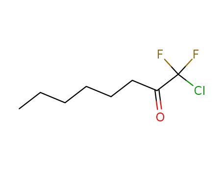 Molecular Structure of 86340-68-3 (2-Octanone, 1-chloro-1,1-difluoro-)