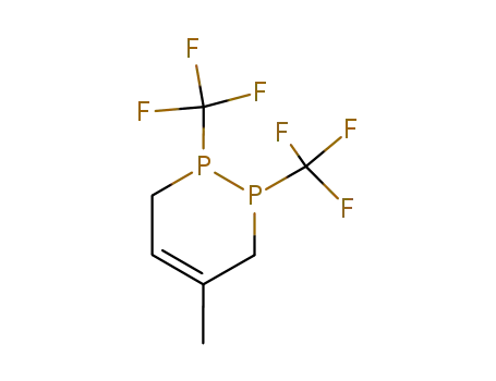 4-Methyl-1,2-bis-trifluoromethyl-1,2,3,6-tetrahydro-[1,2]diphosphinine