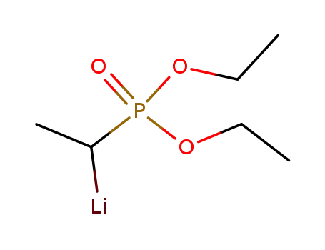 α-lithioethyl diethylphosphonate