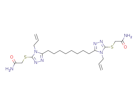 2,2'-{octane-1,8-diylbis[(4-allyl-4H-1,2,4-triazole-3,5-diyl)sulfanediyl]}diacetamide