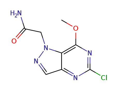 2-(5-chloro-7-methoxy-1H-pyrazolo[4,3-d]pyrimidin-1-yl)acetamide