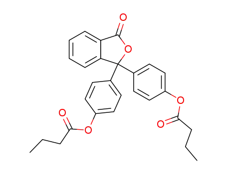 Molecular Structure of 62625-15-4 (Phenolphthalein dibutyrate)