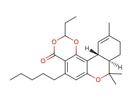 (8aR,12aR)-2-ethyl-8,8,11-trimethyl-5-pentyl-8a,9,10,12a-tetrahydro-4H,8H-benzo[c][1,3]dioxino[4,5-f]chromen-4-one