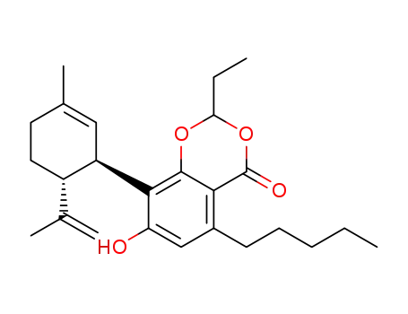 2-ethyl-7-hydroxy-8-((1R,6R)-3-methyl-6-(prop-1-en-2-yl)cyclohex-2-en-1-yl)-5-pentyl-4H-benzo[d][1,3]dioxin-4-one