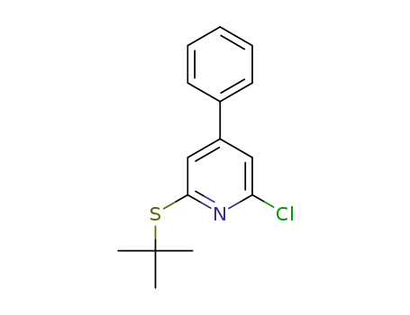 2-(tert-butylthio)-6-chloro-4-phenylpyridine