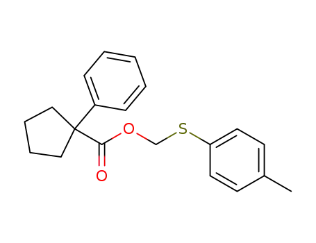 (p-tolylthio)methyl 1-phenylcyclopentane-1-carboxylate