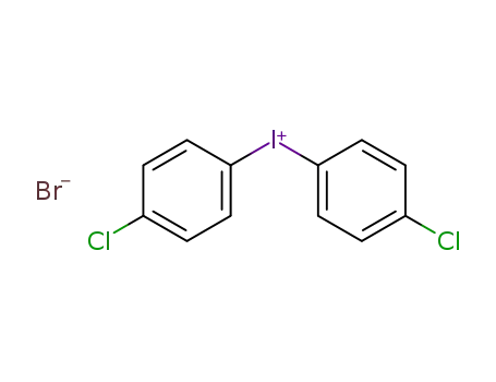 Molecular Structure of 26018-88-2 (Iodonium, bis(4-chlorophenyl)-, bromide)
