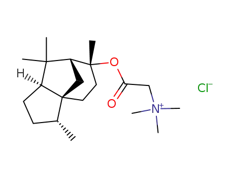 O-trimethylammonioacetyl-cedrol; chloride