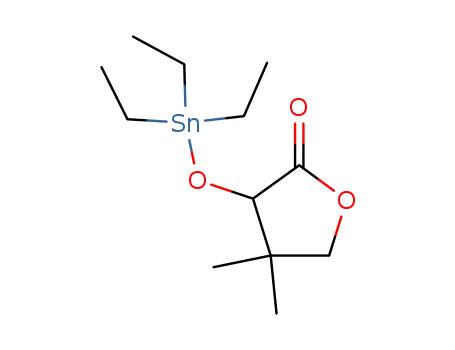DL-2-triethylstannoxy-3,3-dimethyl-γ-butyrolactone