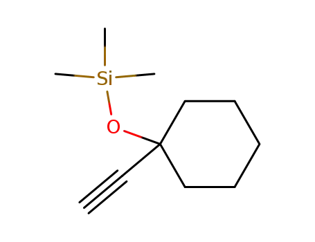 Molecular Structure of 62785-90-4 (1-Ethynyl-1-(trimethylsiloxy)cyclohexane)
