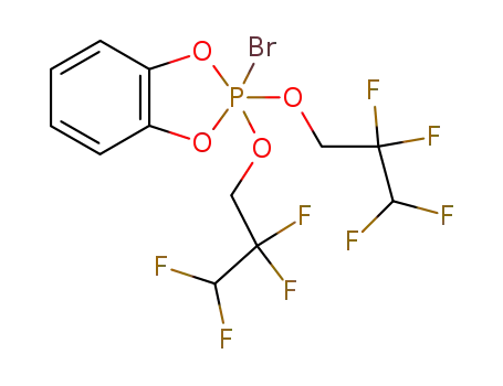 2-bromo-2,2-bis(2,2,3,3-tetrafluorpropoxy)-4,5-benzo-1,3,2-dioxaphospholane