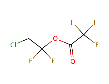 Trifluoro-acetic acid 2-chloro-1,1-difluoro-ethyl ester