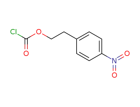 Molecular Structure of 88091-68-3 (Carbonochloridic acid, 2-(4-nitrophenyl)ethyl ester)