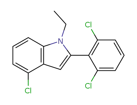 4-Chlor-2-(2,6-dichlorphenyl)-1-ethylindol