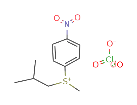 Isobutylmethyl(p-nitrophenyl)sulfonium perchlorate