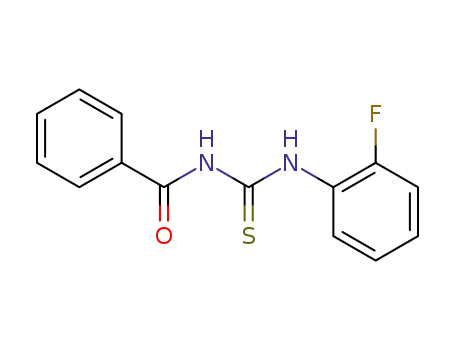 N-(o-fluorophenyl)-N'-benzoyl-thiourea