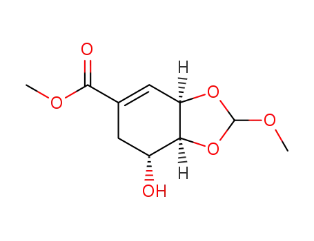 Methyl (3R,4S,5R)-5-Hydroxy-3,4-<(methoxymethylene)dioxy>cyclohex-1-ene-1-carboxylate