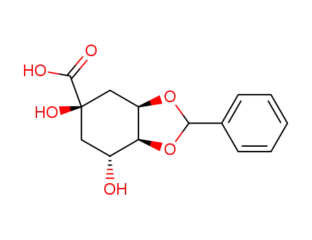 (3aR,5R,7R,7aS)-5,7-Dihydroxy-2-phenyl-hexahydro-benzo[1,3]dioxole-5-carboxylic acid