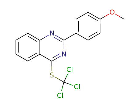 2-(4-Methoxy-phenyl)-4-trichloromethylsulfanyl-quinazoline