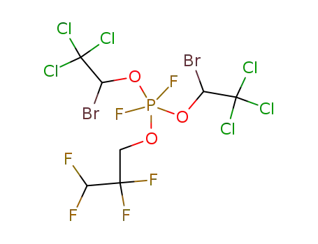 bis(1-bromo-2,2,2-trichloroethoxy)difluoro(2,2,3,3-tetrafluoropropoxy)phosphorane