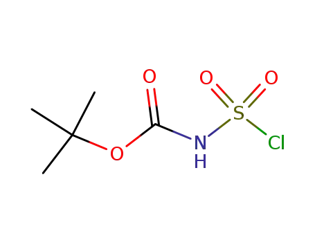 Molecular Structure of 147000-89-3 (CarbaMic acid, N-(chlorosulfonyl)-, 1,1-diMethylethyl ester)