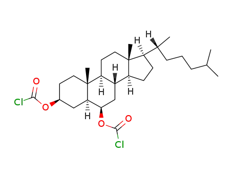 3β,6β-bis(chlorocarbonyloxy)-5α-cholestane