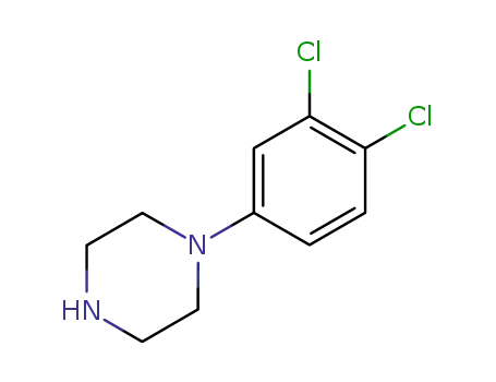 Molecular Structure of 57260-67-0 (1-(3,4-Dichlorophenyl)piperazine)