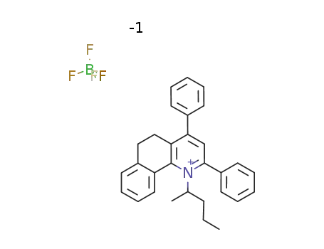 1-(1-Methylbutyl)-2,4-diphenyl-5,6-dihydrobenzoquinolinium tetrafluoroborate