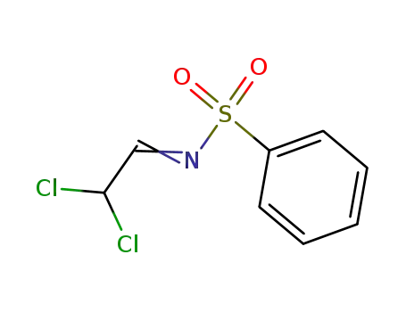 Molecular Structure of 113791-97-2 (Benzenesulfonamide, N-(2,2-dichloroethylidene)-)