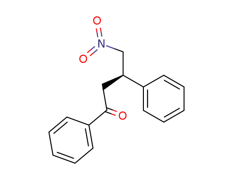 (R)-1,3-diphenyl-4-nitrobutane-1-one
